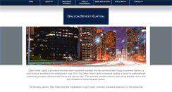 Desktop Screenshot of daltonstreetcapital.com